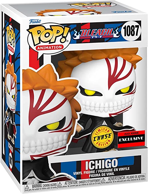 CHASE - Funko Pop  Bleach Ichigo Kurosaki Bankai Tensa Zangetsu Vinyl Figure (AAA Anime Exclusive)