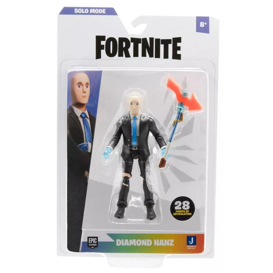 Fortnite 4" Solo Mode Diamond Hanz Articulated Action Figure